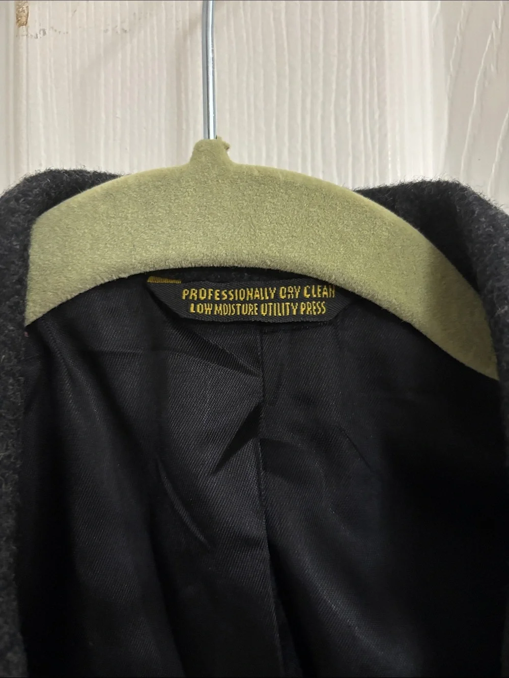 Men's Charcoal Gray Camel Hair Blazer - Classic Two-Button Sport Coat
